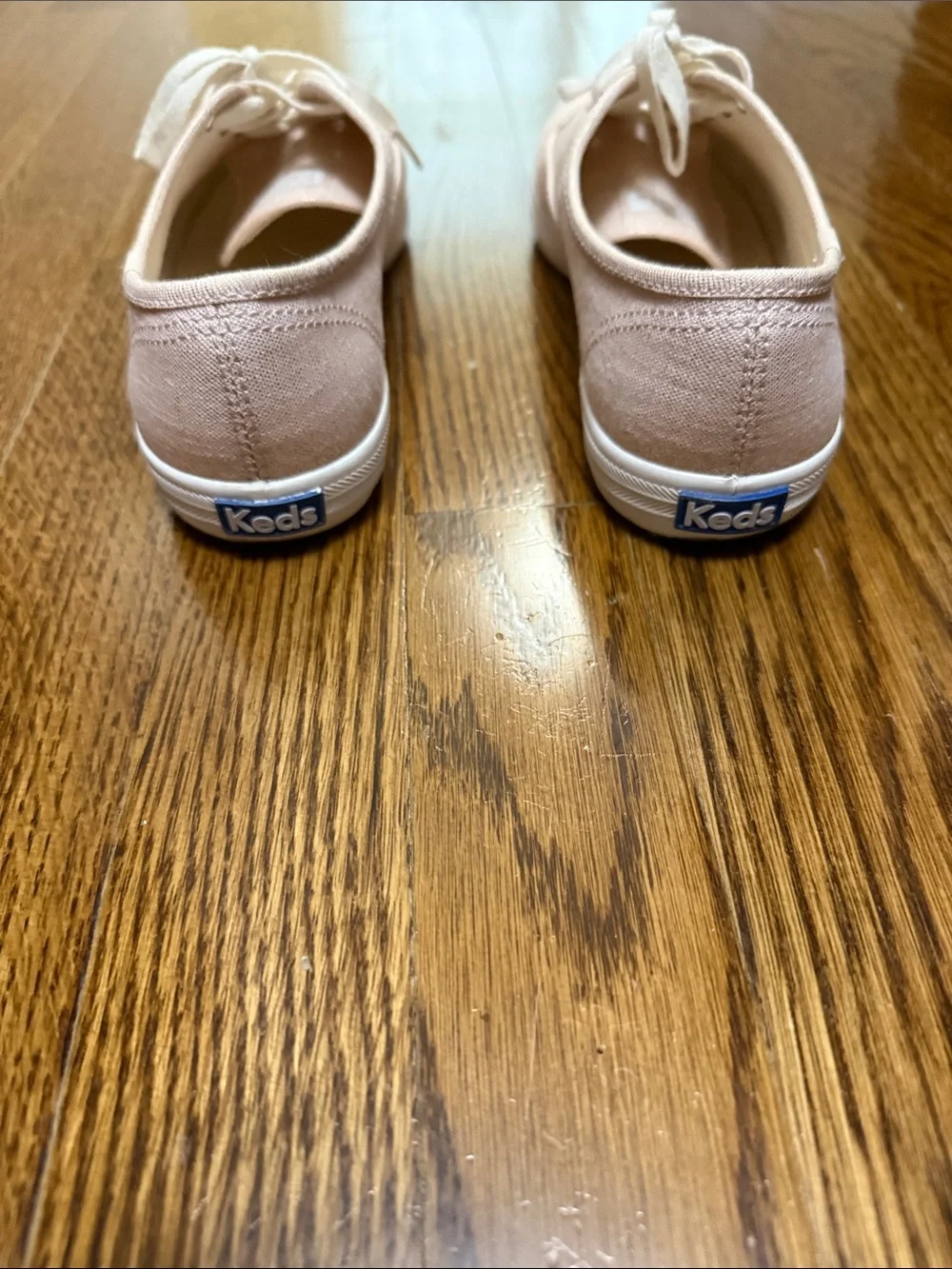 Keds Pink Canvas Low-Top Sneakers